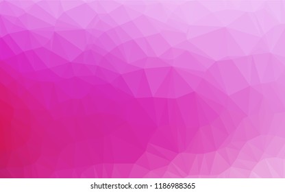 Light Pink vector abstract mosaic background. A vague abstract illustration with gradient. The textured pattern can be used for background.