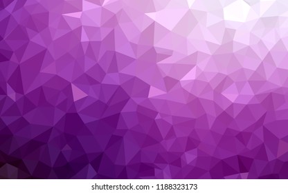 Light Pink vector abstract mosaic background. Polygonal abstract illustration with gradient. Template for cell phone's backgrounds.