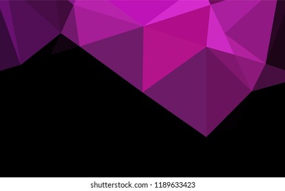 Light Pink vector abstract mosaic backdrop. Creative illustration in halftone style with gradient. A new texture for your design.