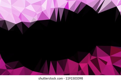 Light Pink vector abstract mosaic pattern. Creative illustration in halftone style with gradient. The elegant pattern can be used as part of a brand book.