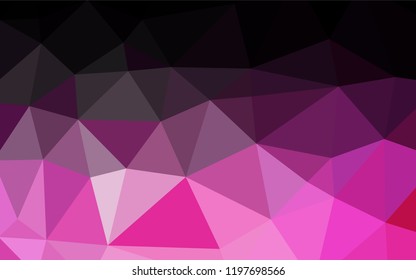 Light Pink vector abstract mosaic pattern. Shining colored illustration in a Brand new style. The elegant pattern can be used as part of a brand book.