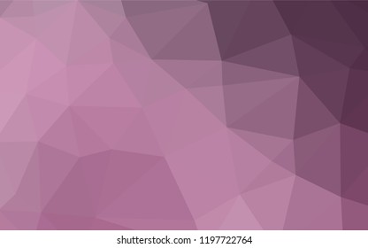 Light Pink vector abstract mosaic pattern. Colorful illustration in abstract style with gradient. A completely new template for your business design.