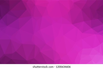 Light Pink vector abstract mosaic background. A completely new color illustration in a vague style. Brand new design for your business.