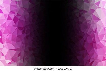 Light Pink vector abstract mosaic pattern. A completely new color illustration in a vague style. Brand new design for your business.