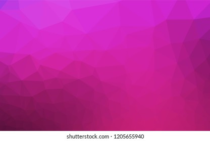 Light Pink vector abstract mosaic backdrop. An elegant bright illustration with gradient. The textured pattern can be used for background.