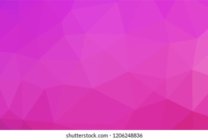 Light Pink vector abstract mosaic background. Glitter abstract illustration with an elegant design. A completely new design for your business.