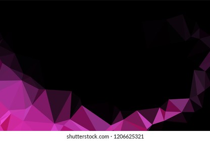 Light Pink vector abstract mosaic background. An elegant bright illustration with gradient. A new texture for your design.
