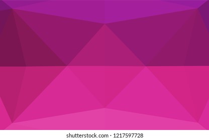 Light Pink vector abstract mosaic pattern. Modern geometrical abstract illustration with gradient. A completely new design for your business.