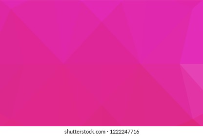 Light Pink vector abstract mosaic pattern. Colorful illustration in abstract style with gradient. The textured pattern can be used for background.