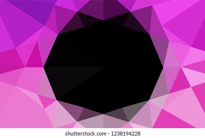 Light Pink vector abstract mosaic backdrop. Glitter abstract illustration with an elegant design. The textured pattern can be used for background.