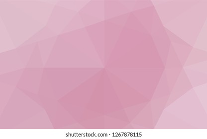 Light Pink vector abstract mosaic background. Creative illustration in halftone style with gradient. Brand new style for your business design.