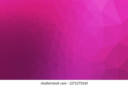 Light Pink vector abstract mosaic backdrop. A completely new color illustration in a vague style. The textured pattern can be used for background.