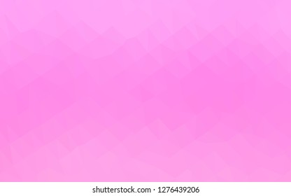 Light Pink vector abstract mosaic background. Shining colored illustration in a Brand new style. Completely new design for your business.