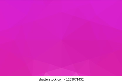 Light Pink vector abstract mosaic background. A sample with polygonal shapes. A completely new template for your business design.