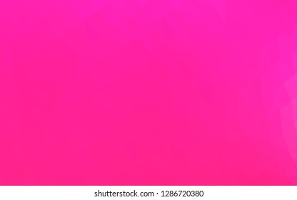 Light Pink vector abstract mosaic backdrop. Brand new colorful illustration in with gradient. Polygonal design for your web site.