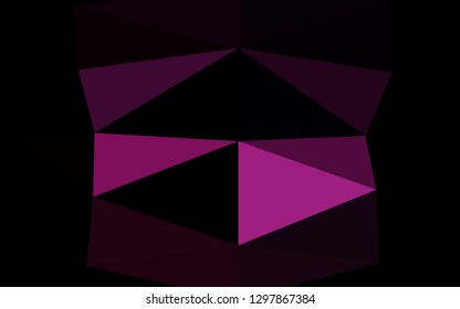 Light Pink vector abstract mosaic pattern. Creative illustration in halftone style with gradient. Completely new template for your business design.