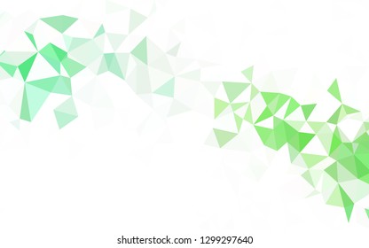 Light Pink vector abstract mosaic pattern. Colorful abstract illustration with triangles. Textured pattern for your backgrounds.