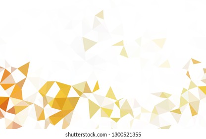 Light Pink vector abstract mosaic background. Glitter abstract illustration with an elegant triangles. A completely new design for your leaflet.