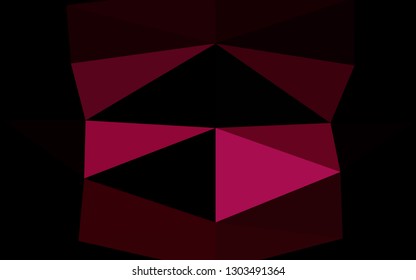 Light Pink vector abstract mosaic backdrop. A completely new color illustration in a vague style. Template for your brand book.