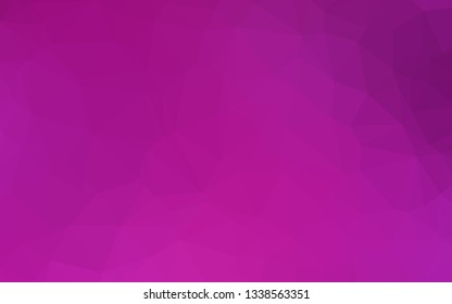 Light Pink vector abstract mosaic pattern. Colorful illustration in abstract style with gradient. Template for a cell phone background.