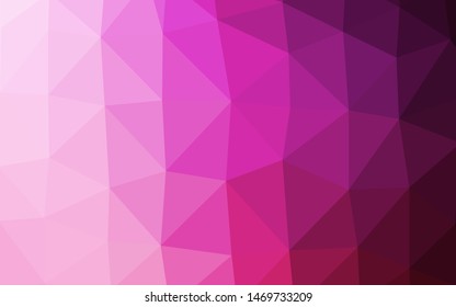 Light Pink vector abstract mosaic pattern. Modern geometrical abstract illustration with gradient. Template for your brand book.