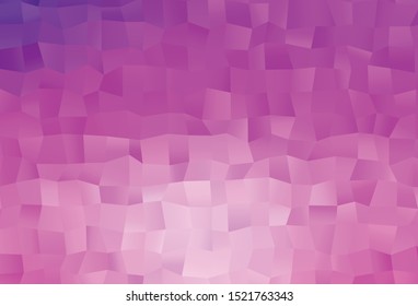 Light Pink vector abstract mosaic pattern. A vague abstract illustration with gradient. Textured pattern for background.