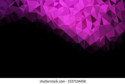 Light Pink vector abstract mosaic backdrop. Shining colored illustration in a Brand new style. Brand new style for your business design.