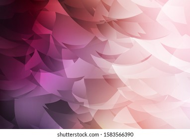Light Pink vector abstract mosaic background. Creative illustration in halftone style with triangles. Brand new style for your business design.