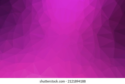 Hellrosa, Vektorgrafik, abstrakter Mosaikhintergrund. Moderne geometrische abstrakte Illustration mit Farbverlauf. Neuer Stil für Ihr Business-Design.