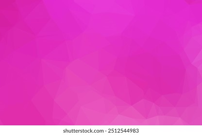 Light Pink vector abstract mosaic background. Creative illustration in halftone style with gradient. Template for a cell phone background.