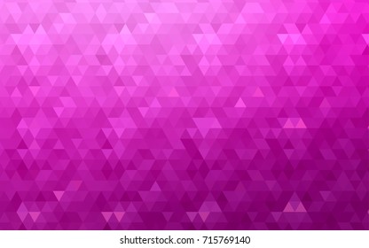 Light Pink vector abstract mosaic background. Shining colored illustration in a brand-new style. The polygonal design can be used for your web site.