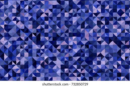 Light Pink vector abstract mosaic pattern. Glitter abstract illustration with an elegant design. Triangular pattern for your business design.
