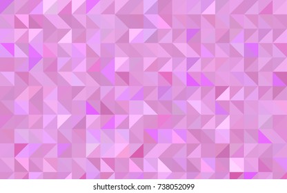 Light Pink vector abstract mosaic template. Creative geometric illustration in Origami style with gradient. The template can be used as a background for cell phones.