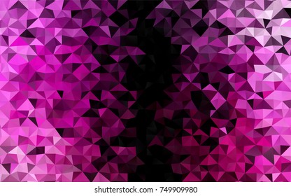 Light Pink vector abstract mosaic template. Colorful abstract illustration with gradient. The completely new template can be used for your brand book.