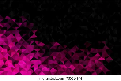 Light Pink vector abstract mosaic pattern. Modern geometrical abstract illustration with gradient. Brand-new style for your business design.