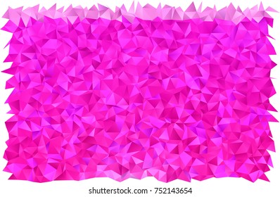 Light Pink vector abstract mosaic background. Colorful abstract illustration with gradient. The polygonal design can be used for your web site.