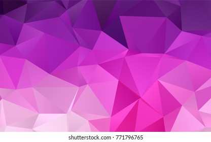 Light Pink vector abstract mosaic template. Shining colored illustration in a brand-new style. A completely new template for your business design.