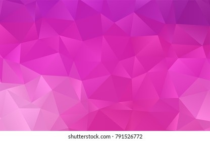 Light Pink vector abstract mosaic background. Shining colored illustration in a brand-new style. The template can be used as a background for cell phones.