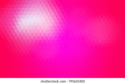 Light Pink vector abstract mosaic background. Colorful illustration in abstract style with gradient. A new texture for your design.