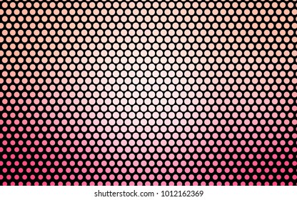 Light Pink vector abstract pattern with circles. Geometry template for your business design. Background with colored spheres.