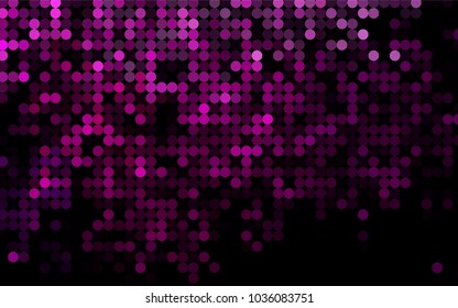 Light Pink vector abstract pattern with circles. Geometry template for your business design. Background with colored spheres.