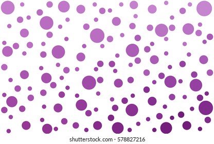 Light Pink vector abstract pattern with circles. Geometry template for your business design. Background with colored spheres.