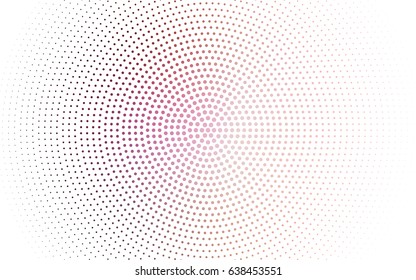 Light Pink vector abstract pattern with circles. Geometry template for your business design. Background with colored spheres.