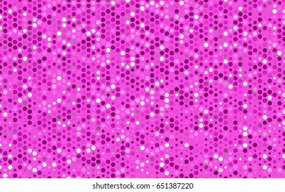 Light Pink vector abstract pattern with circles. Geometry template for your business design. Background with colored spheres.