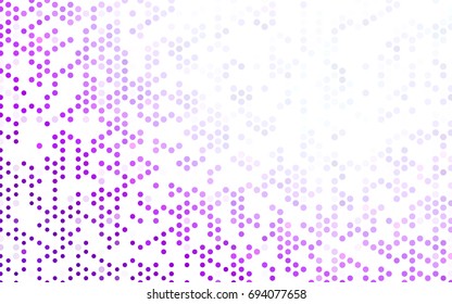 Light Pink vector abstract pattern with circles. Geometry template for your business design. Background with colored spheres.