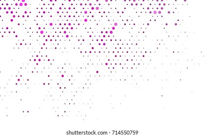 Light Pink vector abstract pattern with circles. Geometry template for your business design. Background with colored spheres.