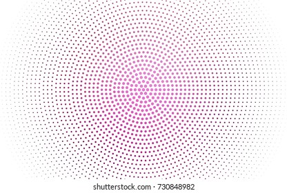 Light Pink vector abstract pattern with circles. Geometry template for your business design. Background with colored spheres.