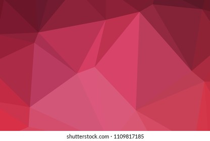 Light Pink vector abstract polygonal background. Colorful illustration in abstract style with gradient. A completely new design for your business.