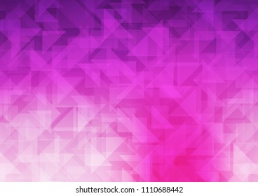 Light Pink vector abstract polygonal cover. A sample with polygonal shapes. The textured pattern can be used for background.