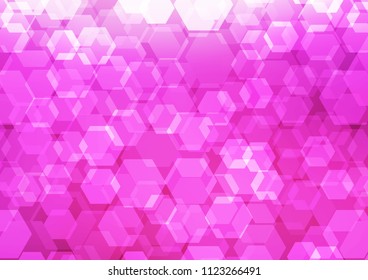 Light Pink vector abstract polygonal pattern. Shining colored illustration in a Brand new style. Brand new design for your business.